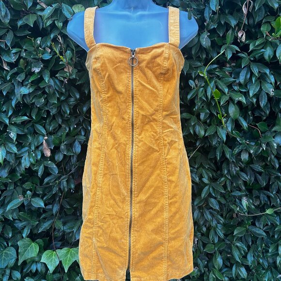 Forever 21 Mustard Corduroy Dress - Picture 1 of 4
